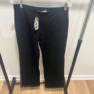 Black Bootleg Sweatpants